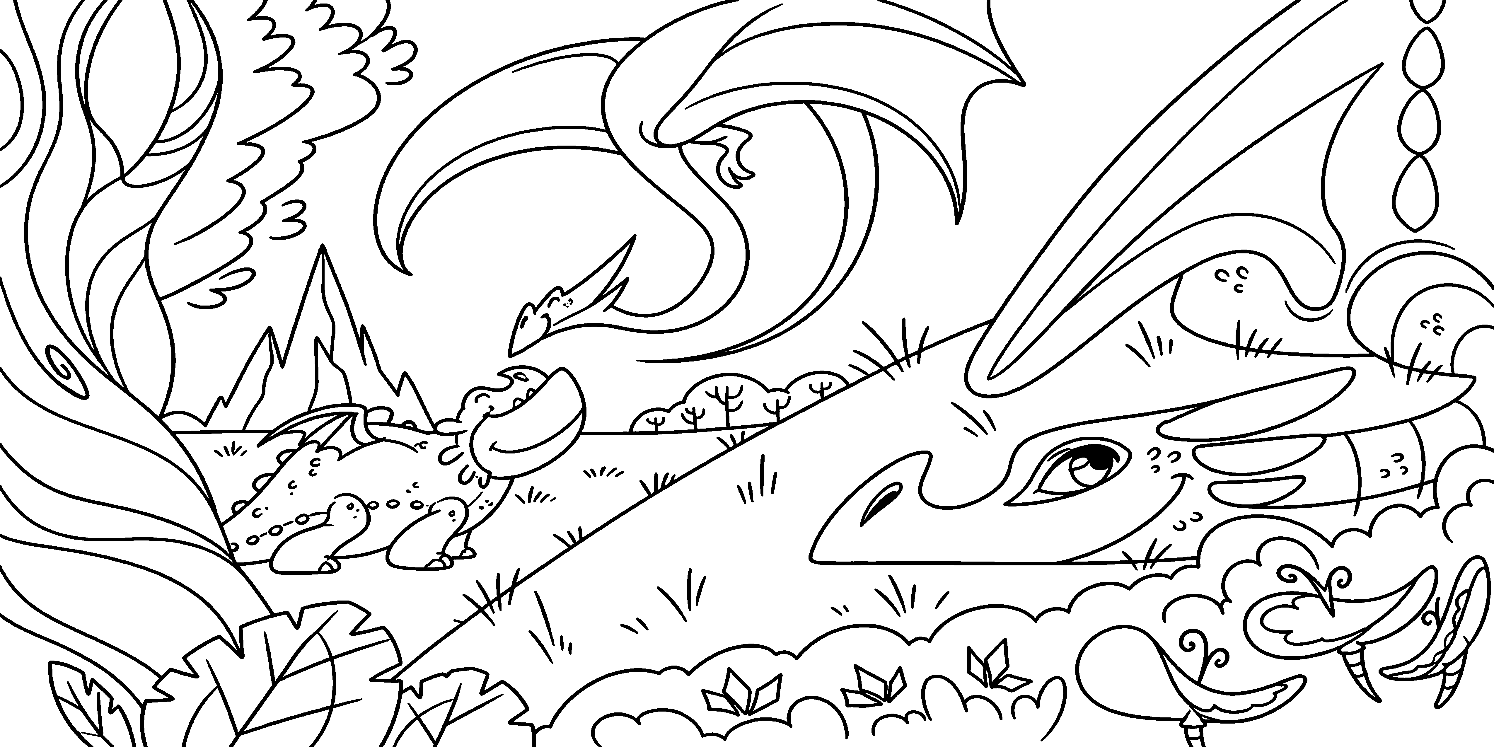 Amber the Dragon Keeper Page 2 coloring page