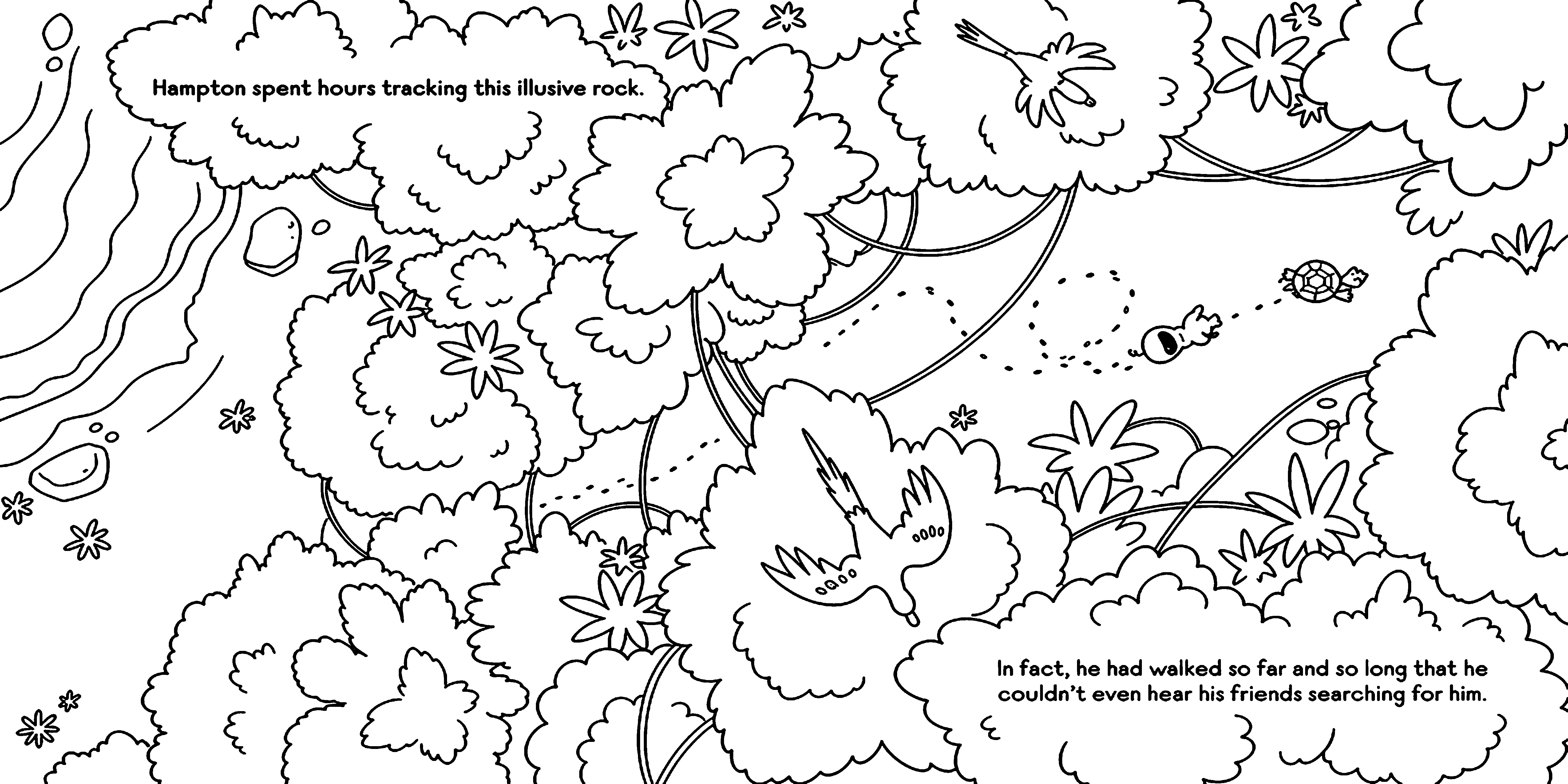 Finding Hampton Page 3 coloring page