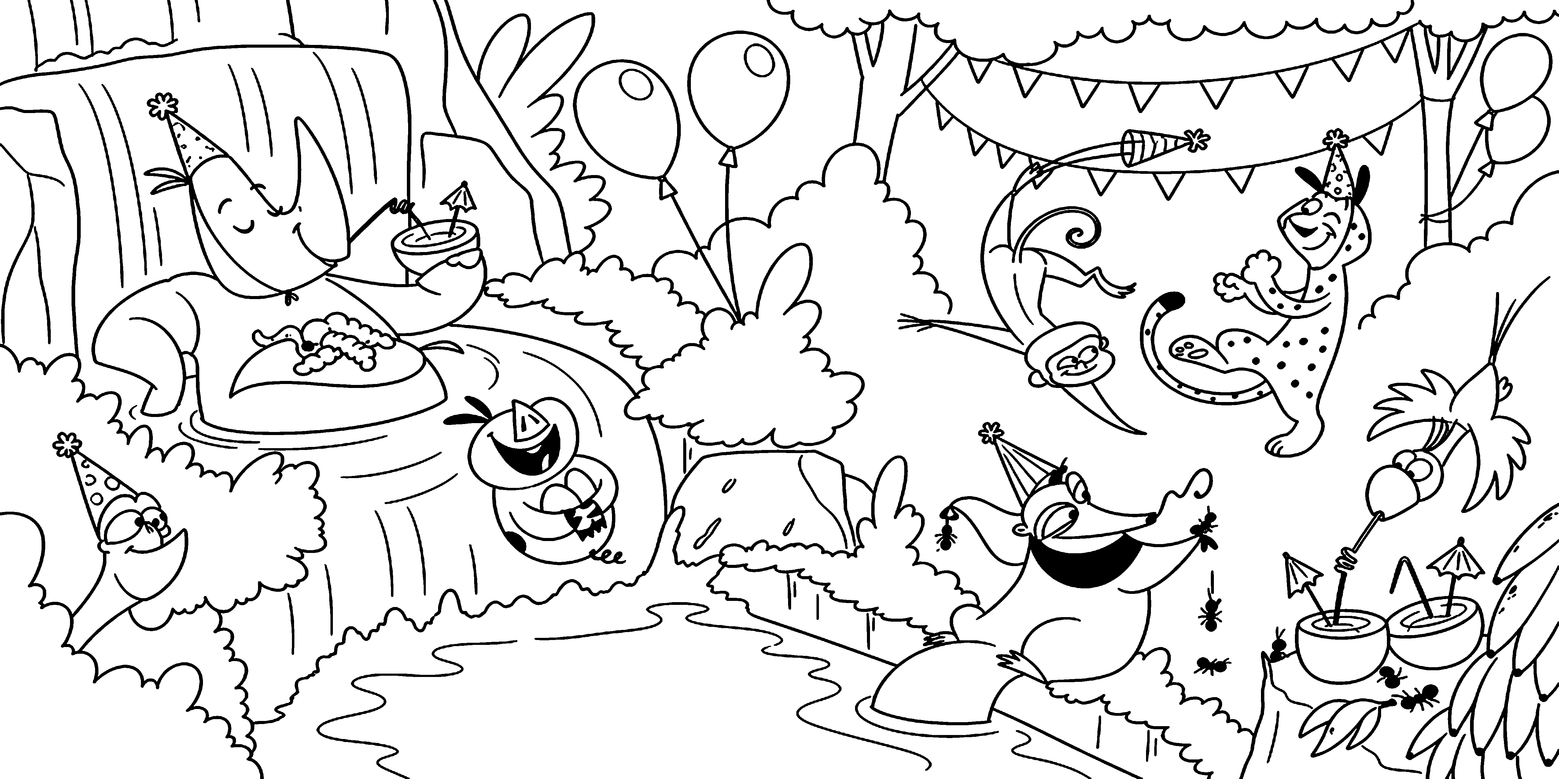 Finding Hampton Page 5 coloring page