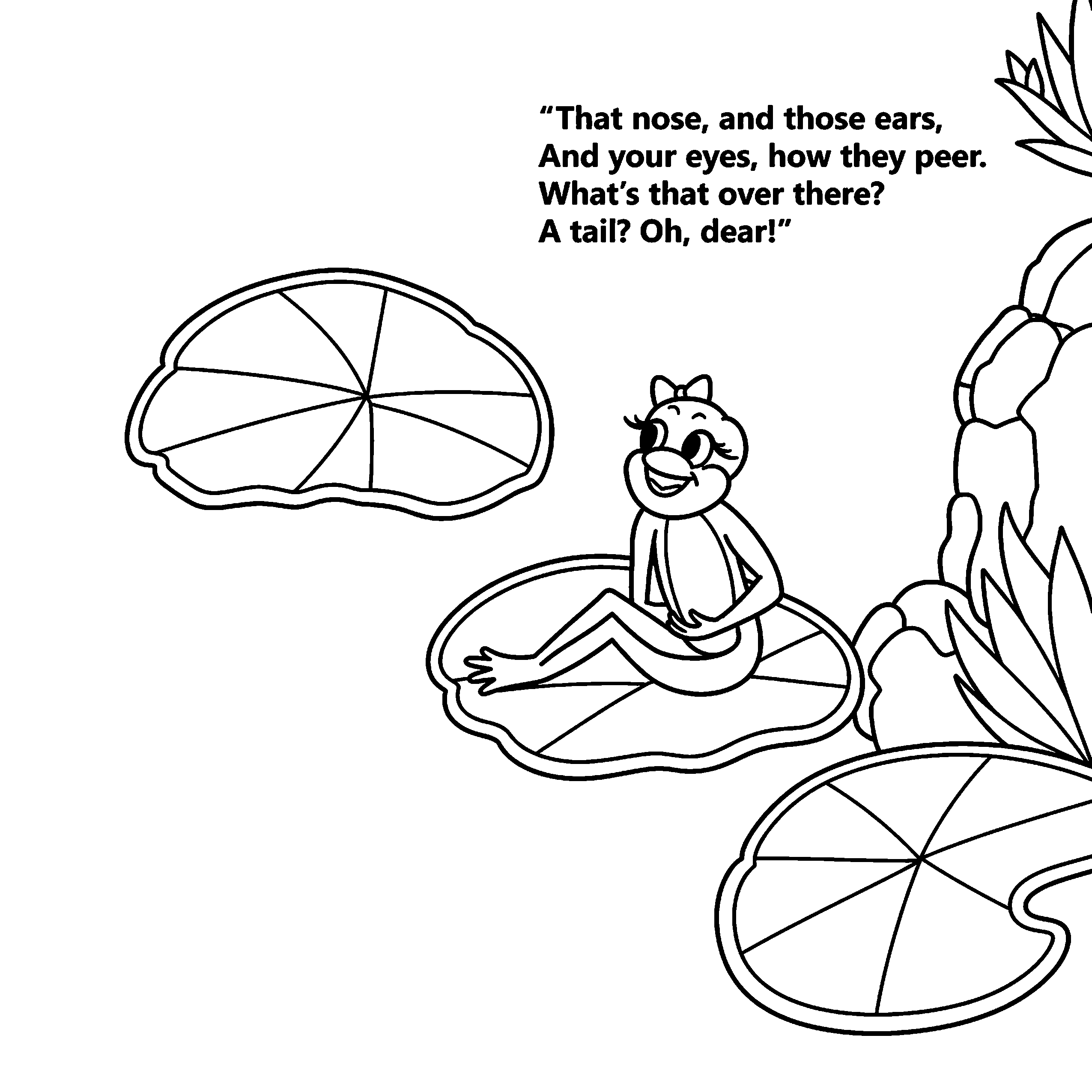 Frog-a-Dog Page 3 coloring page