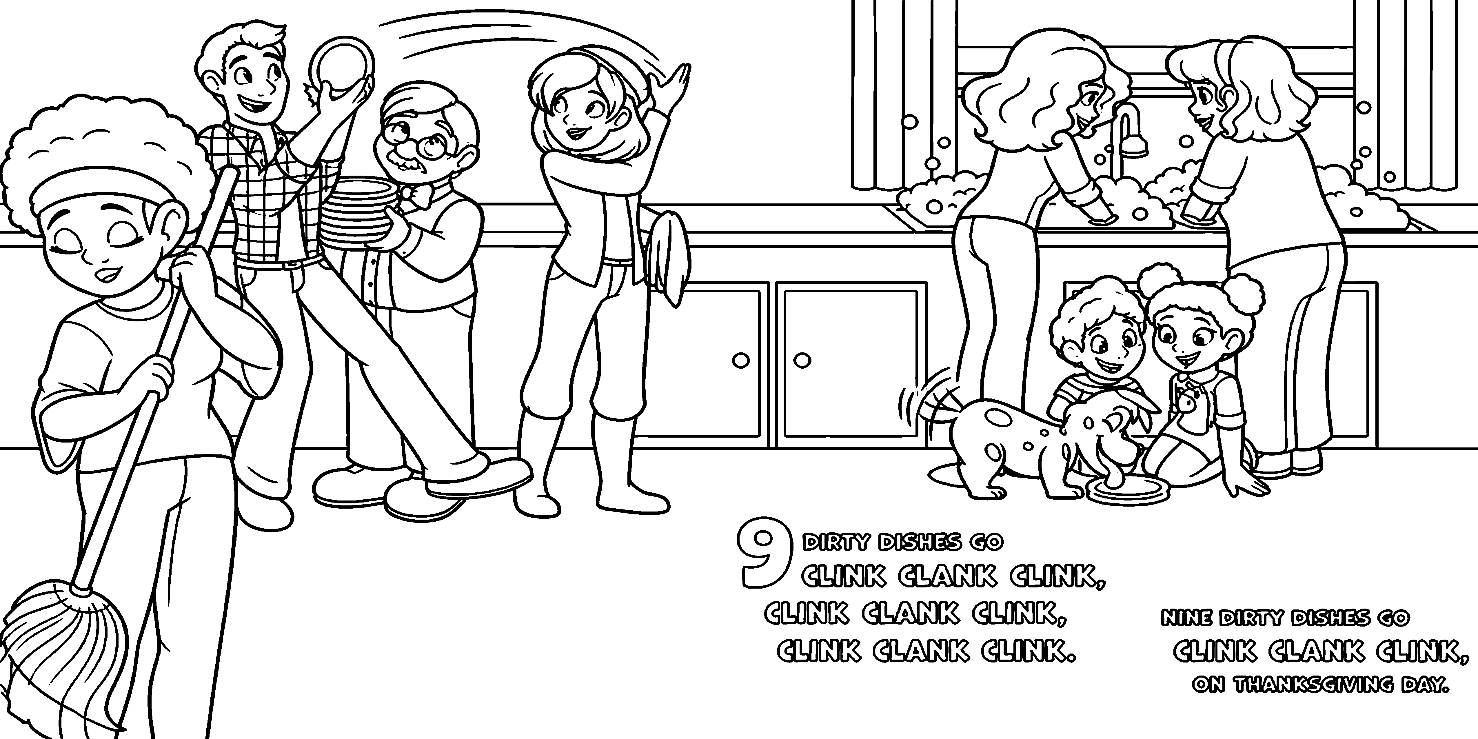 One Tom Turkey Page 5 coloring page