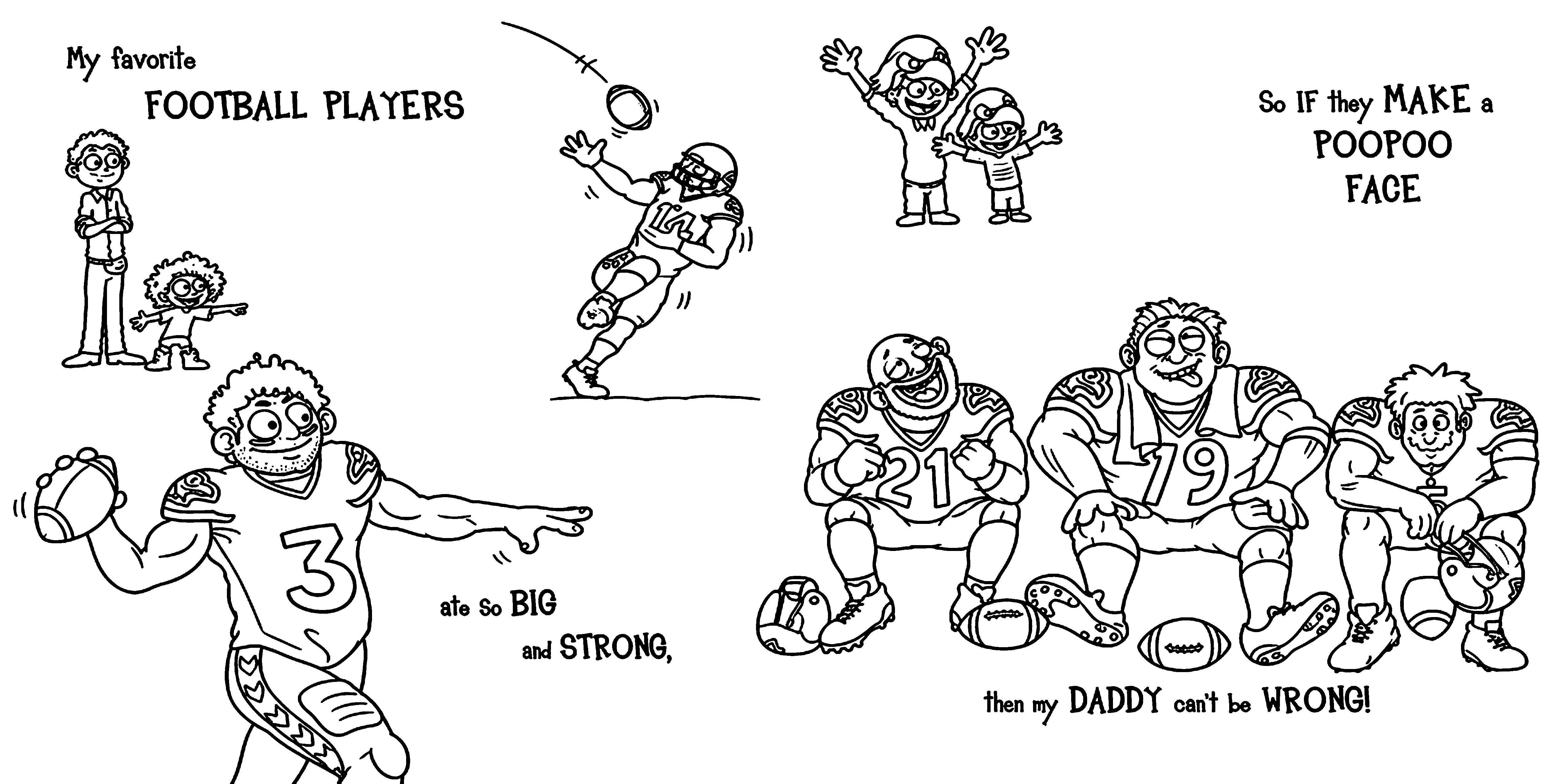 What's Your Poo Poo Face? Page 3 coloring page