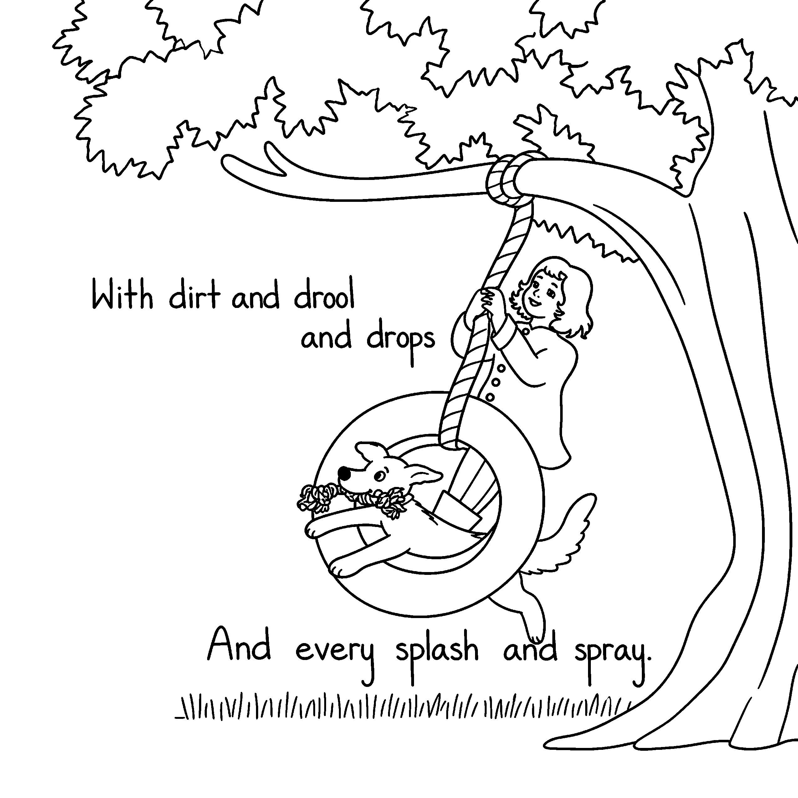 The Shut-in Button Page 5 coloring page