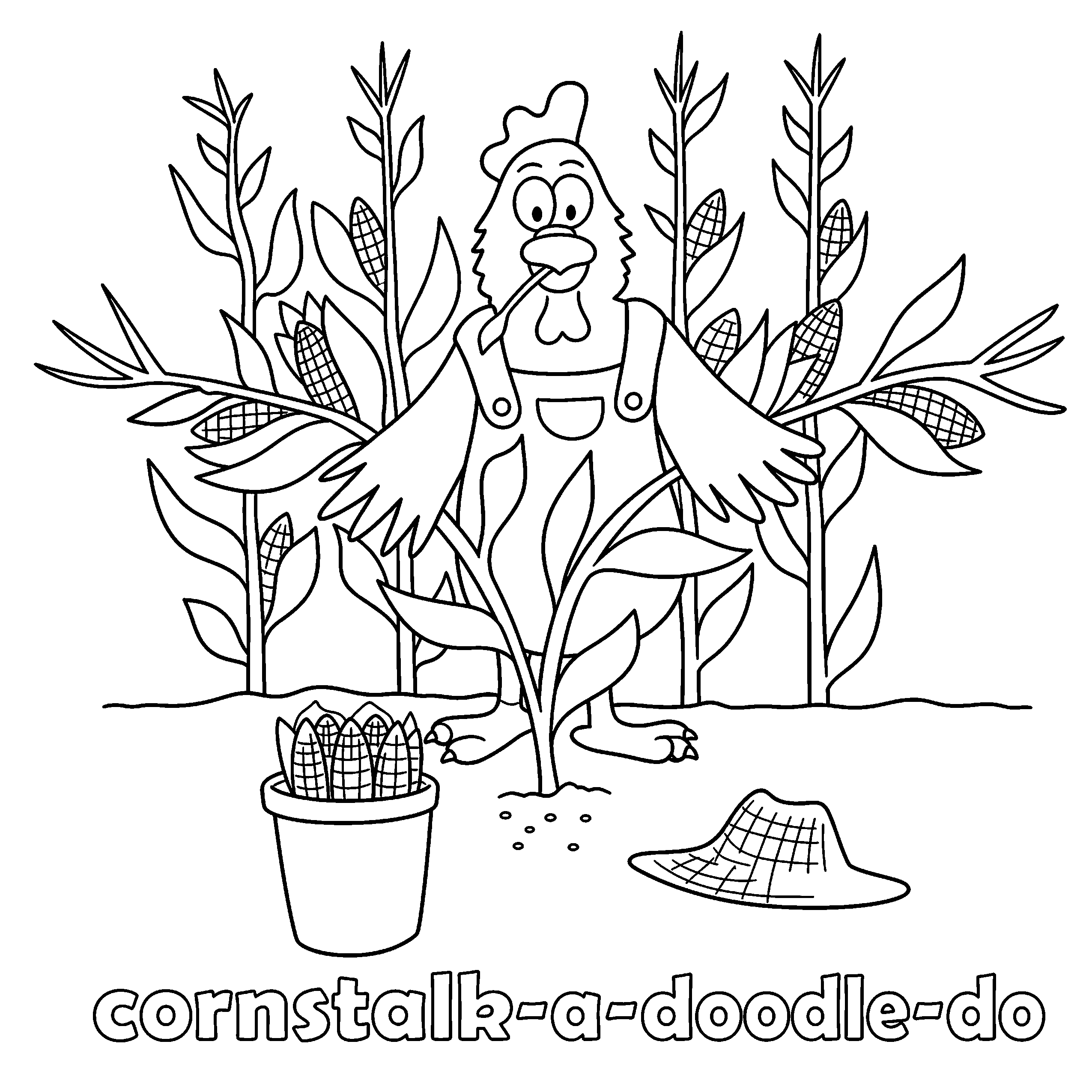 What a Doodle Do Page 1 coloring page